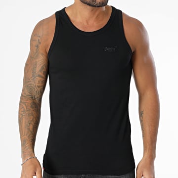 Superdry - Essentiële logotanktop M6010819A Zwart