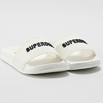 Superdry - Logo Zwemglijbaan MF310271A Wit Zwart