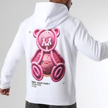 Teddy Yacht Club - Sweat Capuche Atelier Paris Ice Ice Baby Blanc