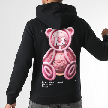 Teddy Yacht Club - Sweat Capuche Atelier Paris Ice Ice Baby Noir