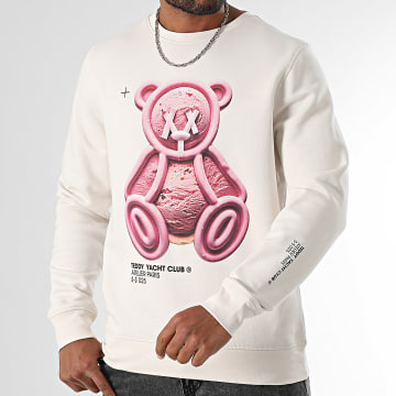 Teddy Yacht Club - Sudadera cuello redondo Atelier Paris Ice Ice Paris Beige