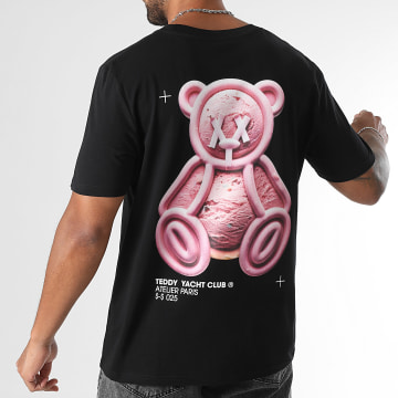 Teddy Yacht Club - Camiseta oversize grande Atelier Paris Ice Ice Baby Negro