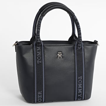 Tommy Hilfiger - Sac A Main Femme Logotape Mini Tote 7201 Bleu Marine