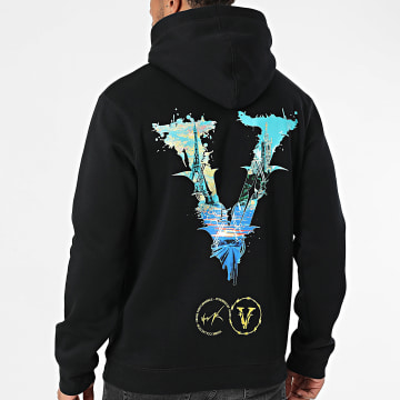 Vrunk - Sweat Capuche Paris Marseille Noir