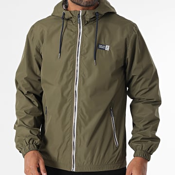 Deeluxe - Veste Zippée Capuche Vinny P6700M Vert Kaki