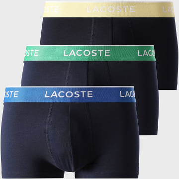 Lacoste - Lot De 3 Boxers Classic Bleu Marine