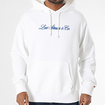 Levi's - A7386 Sudadera con capucha blanca