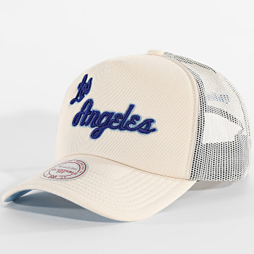 Mitchell and Ness - Casquette Trucker Evergreen Los Angeler Lakers HT8031 Beige