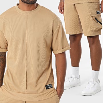 MTX - Set T-Shirt Und Cargo Shorts 961 Camel