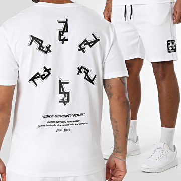MTX - Oversize T-Shirt und Jogginghose Set 623 Weiß