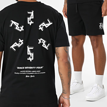 MTX - Oversize T-Shirt und Jogginghose Set 623 Schwarz