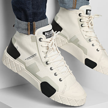 Palladium - Ace City Shell Hi-Top Sneakers Chuk2 74451 Cream White