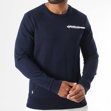 Polo Ralph Lauren - Tee Shirt Manches Longues Logo Bleu Marine