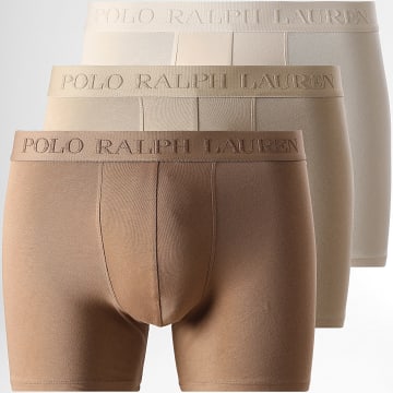 Polo Ralph Lauren - 3er-Pack Boxershorts 714966105003 Dunkelbeige Hellbeige