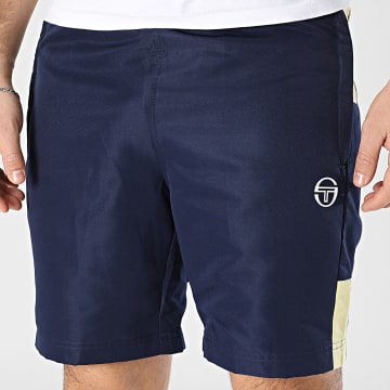 Sergio Tacchini - Short Jogging Vebita 024 40815 Bleu Marine Jaune
