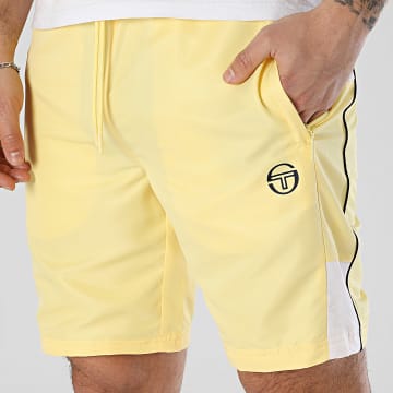 Sergio Tacchini - Short Jogging Vebita 024 40815 Jaune Blanc