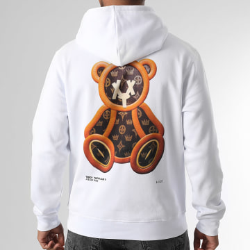 Teddy Yacht Club - Sudadera con capucha Premium Lthr Blanca