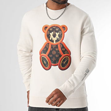 Teddy Yacht Club - Sudadera Crewneck Premium Lthr Beige