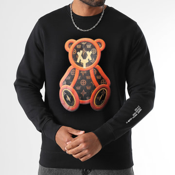 Teddy Yacht Club - Sudadera Crewneck Premium Lthr Negro