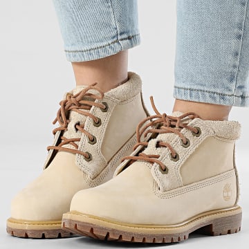 Timberland - Stivali Nellie Mid Lace Chukka Boot Donna A42T8 Natural Nubuck
