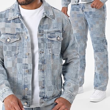 Uniplay - Ensemble Veste Jean Et Jean 201 Bleu Denim