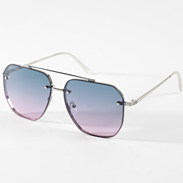 Urban Classics - Plata Negro Violeta Gradiente Gafas de sol