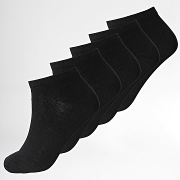 Urban Classics - Lote de 5 pares de calcetines negros