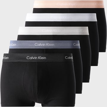 Calvin Klein - Juego de 5 calzoncillos bóxer NB2734A Negro