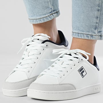 Fila - Courtbay Zapatillas Mujer FFW0477 Blanco Fila Azul Marino