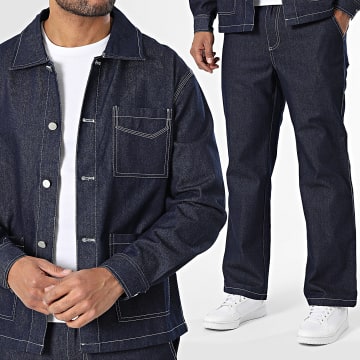 Frilivin - I48 Conjunto de chaqueta y vaqueros azul crudo