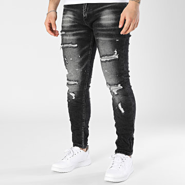 MTX - Destroy 029 Zwarte Skinny Jeans