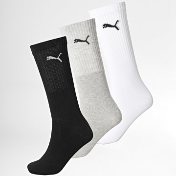 Puma - Set van 3 paar sokken 100000945 Wit Grijs Zwart
