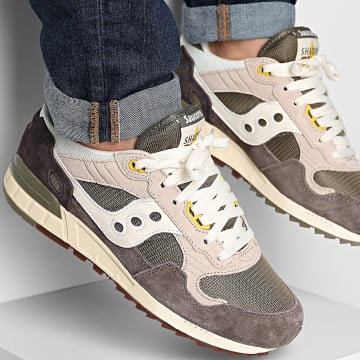 Saucony - Sneakers Shadow 5000 Verde Off White