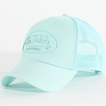 Von Dutch - Cappello Trucker Log blu turchese