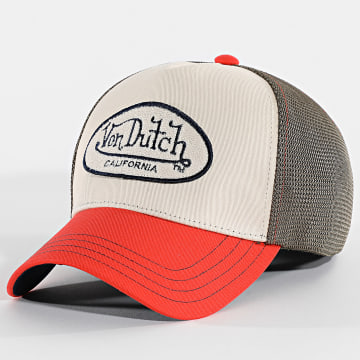 Von Dutch - Terry 07 Beige Groen Khaki Oranje Trucker Cap