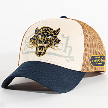 Von Dutch - Trucker Cap Wild 01 Beige Gelb Senf Marineblau