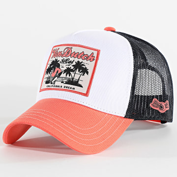 Von Dutch - Trucker Cap Surf 08 Weiß Orange Schwarz