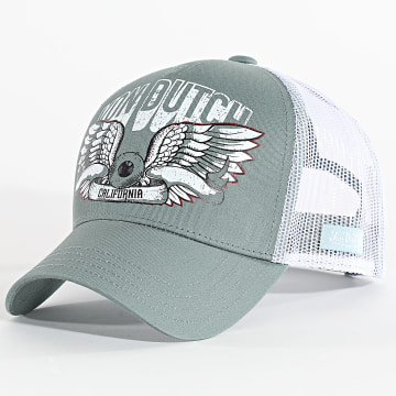 Von Dutch - Gorra Skuf Trucker Caqui Verde Blanco