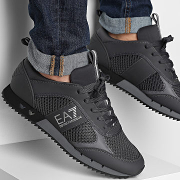 EA7 Emporio Armani - Baskets X8X027-XK050 Asphalt Grey Silver G7