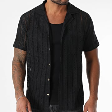 Frilivin - Chemise Manches Courtes 096 Noir
