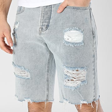 Frilivin - Short Jean 425 Bleu Wash