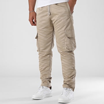 Ikao - 036 Pantalones Cargo Beige
