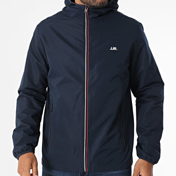JJREBEL - Pace Light Kapuzenjacke mit Reißverschluss Marineblau