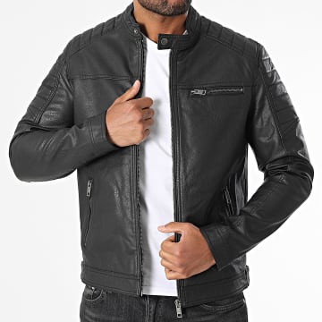Produkt - Veste Simili Cuir Rocky Noir