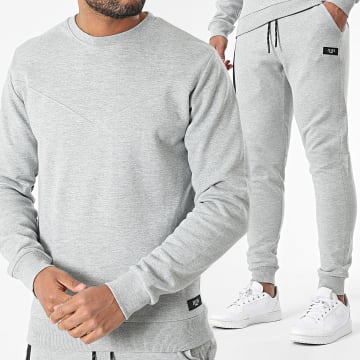Zelys Paris - Ensemble De Survetement Inat Gris Chiné