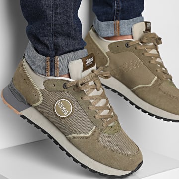 Colmar - Travis Boost 075 Militair Groene Sneakers