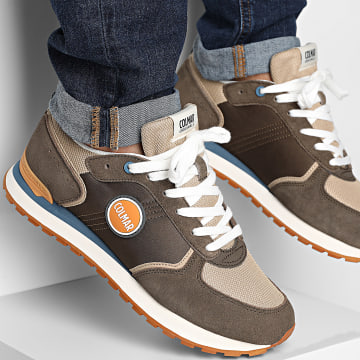Colmar - Travis Block 067 Militair Groen Beige Oranje Sneakers