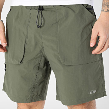 ELLIKER - 40149 Pantaloncini da jogging verde kaki