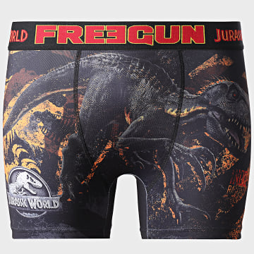 Freegun - Boxer Jurassic World Noir Orange