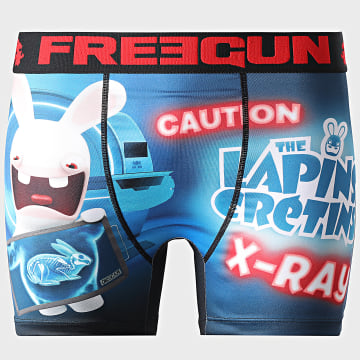 Freegun - Boxer Lapins Crétins Bleu Roi